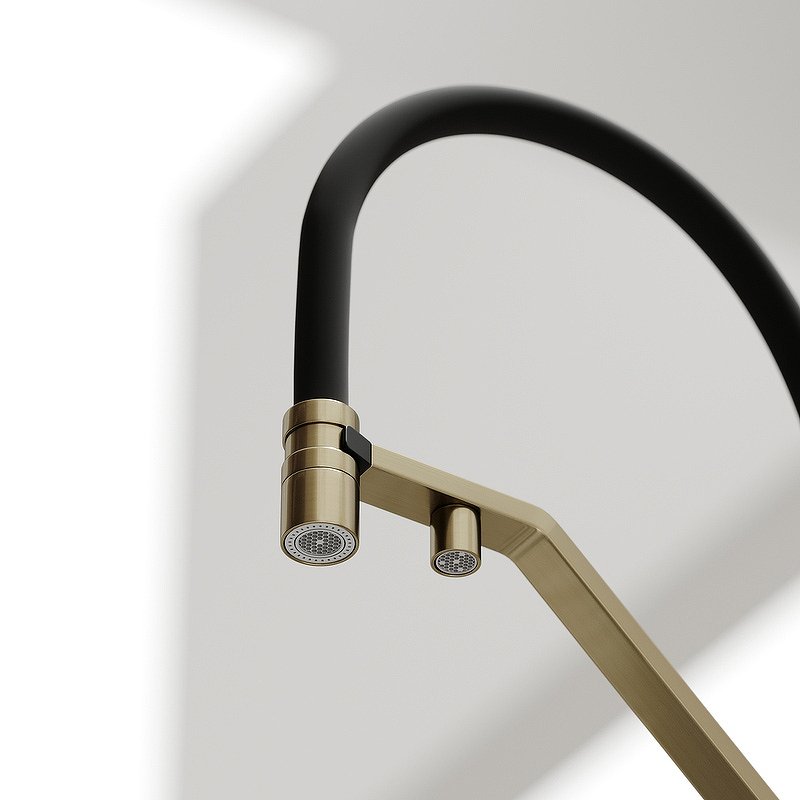 Смеситель для кухни SANCOS Loro c возможностью подключения фильтра для воды, цвет брашированное золото, арт. SC4007BG Смеситель для кухни SANCOS Loro c возможностью подключения фильтра для воды, цвет брашированное золото, арт. SC4007BG