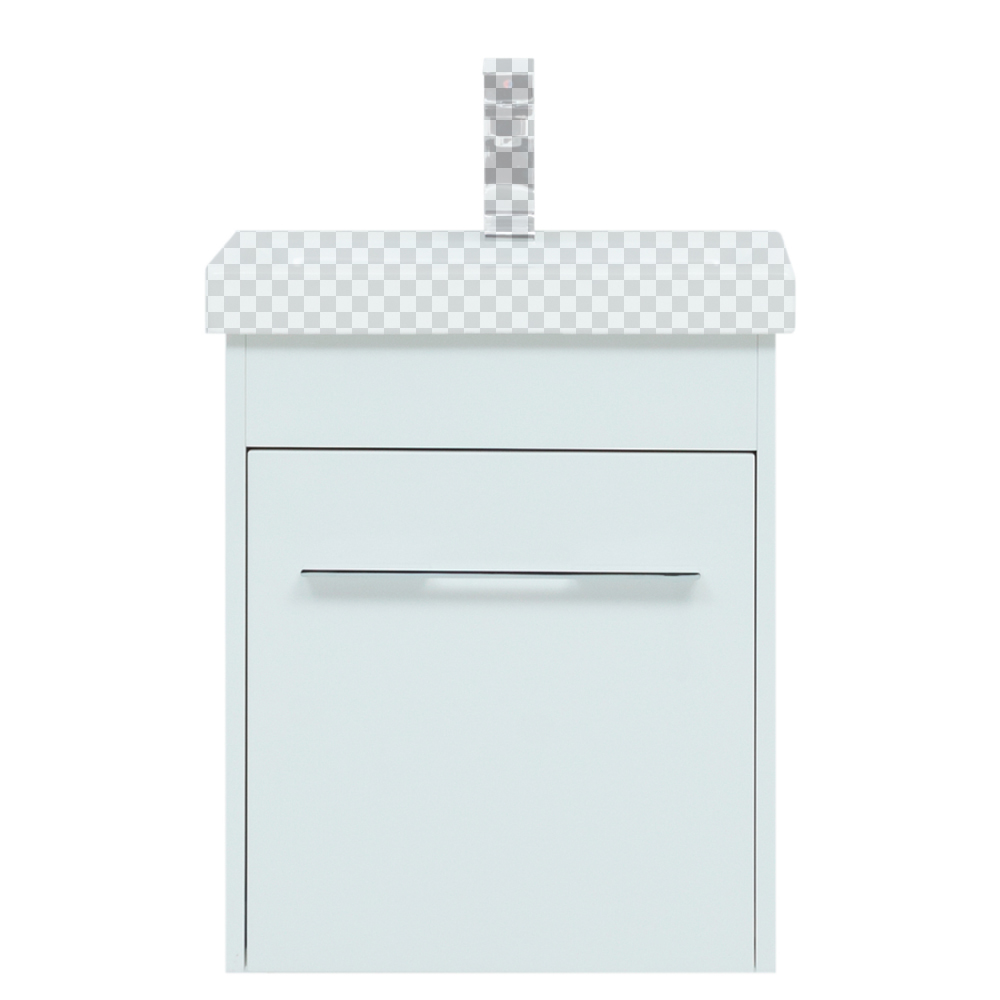 Тумба под раковину Aquanet Августа 50 (Moduo Slim) белый (ручки хром) Тумба под раковину Aquanet Августа 50 (Moduo Slim) белый (ручки хром)