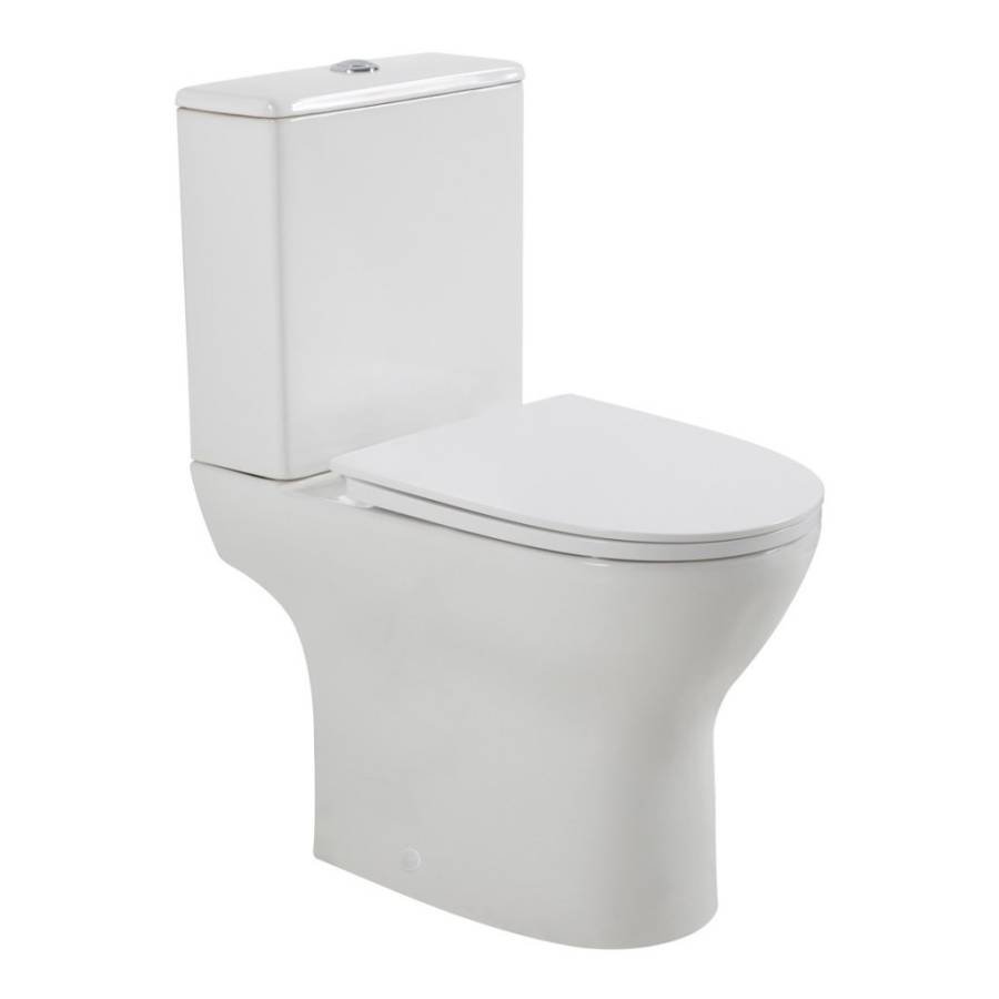 LOUNGE Чаша безободкового унитаза с сиденьем дюропласт soft close, P-trap, BB045CPR/SC LOUNGE Чаша безободкового унитаза с сиденьем дюропласт soft close, P-trap, BB045CPR/SC