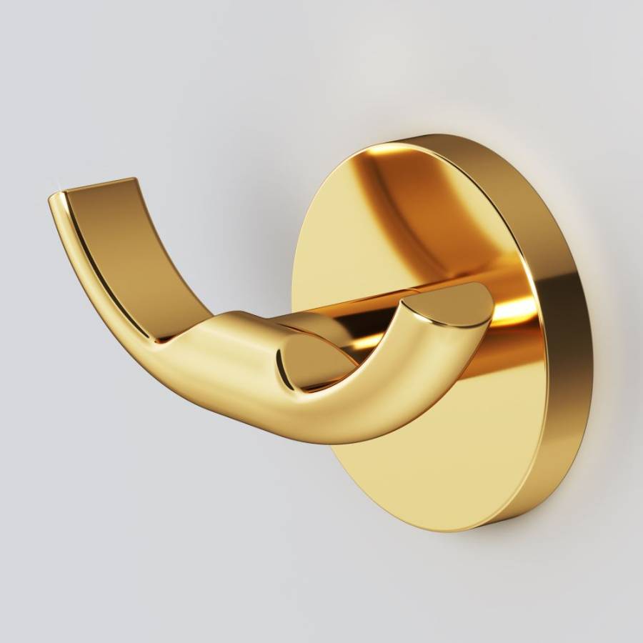 Двойной крючок для полотенец, золото A85A35699 Двойной крючок для полотенец, золото A85A35699