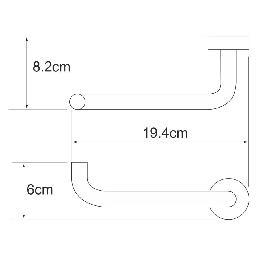 Donau K-9496 Держатель туалетной бумаги Donau K-9496 Держатель туалетной бумаги