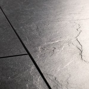 Ламинат Quick-step Exquisa EXQ1550 Черный сланец (8мм/32кл/0,999м2) 1223*400, м2