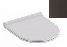 Сиденье с крышкой (soft close, slim) Taormina/Jet Flush,дюропласт, матовый коричневый, A0333-025, шт