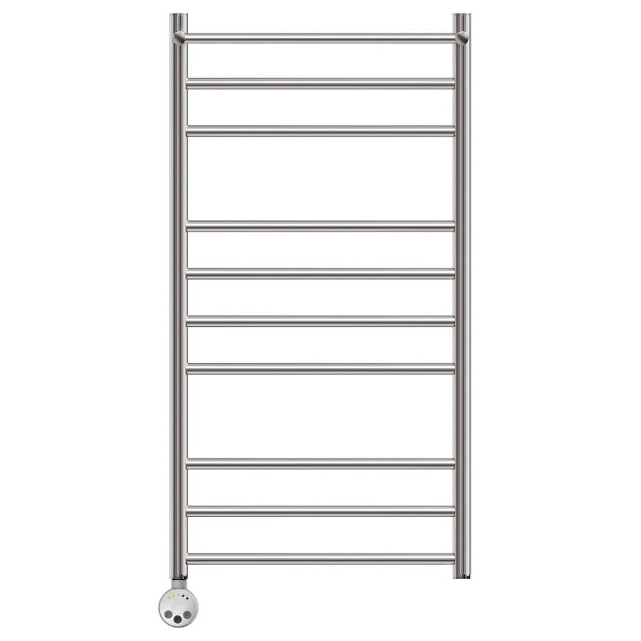 Полотенцесушитель электрический Point Аврора PN10150PE П9 500x1000 с полкой левый/правый, хром Полотенцесушитель электрический Point Аврора PN10150PE П9 500x1000 с полкой левый/правый, хром