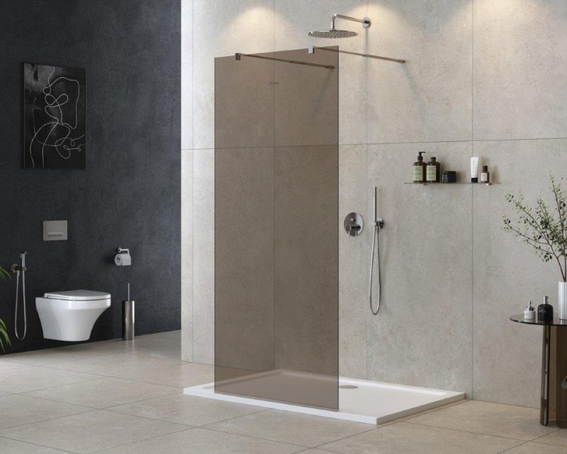 LIBERTA-L-2-90-C-NERO Душевая перегородка с возможностью двустороннего входа, стекло прозрачное, профиль чёрный, 900x1950 мм LIBERTA-L-2-90-C-NERO Душевая перегородка с возможностью двустороннего входа, стекло прозрачное, профиль чёрный, 900x1950 мм