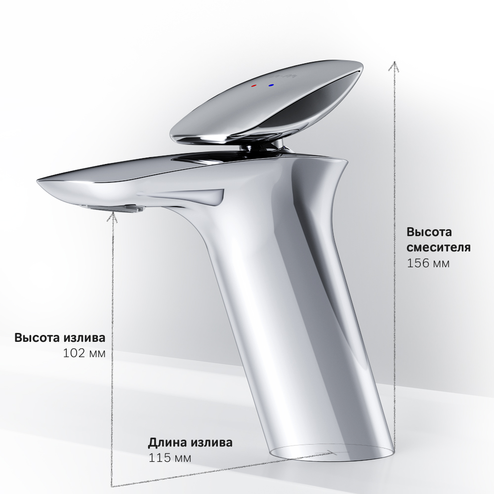 Смеситель Для раковины F70A02100 Spirit 2.0 Смеситель Для раковины F70A02100 Spirit 2.0