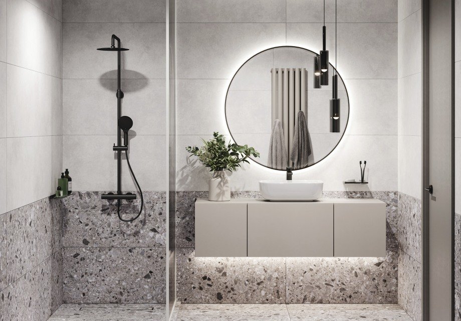 Керамогранит Meissen Keramik Skin серый ректификат 44,8x89,8 A16668 Керамогранит Meissen Keramik Skin серый ректификат 44,8x89,8 A16668