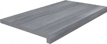 Ступень клееная DL600400R20\GLF Роверелла серый 34х60х20 (2шт/уп), шт