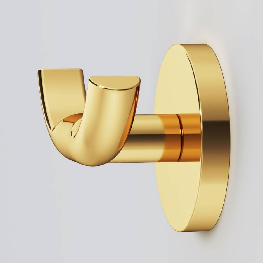 Двойной крючок для полотенец, золото A85A35699 Двойной крючок для полотенец, золото A85A35699