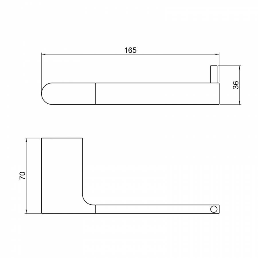 Бумагодержатель Timo Luiro 18441/17 золото матовое Бумагодержатель Timo Luiro 18441/17 золото матовое