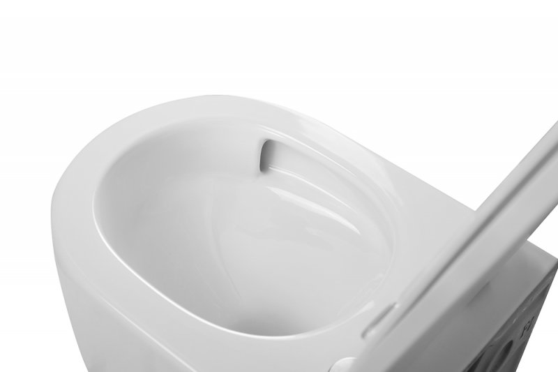 SOFT-TOR Чаша унитаза подвесного безободкового, смыв TORNADO, BB084CH-TOR SOFT-TOR Чаша унитаза подвесного безободкового, смыв TORNADO, BB084CH-TOR
