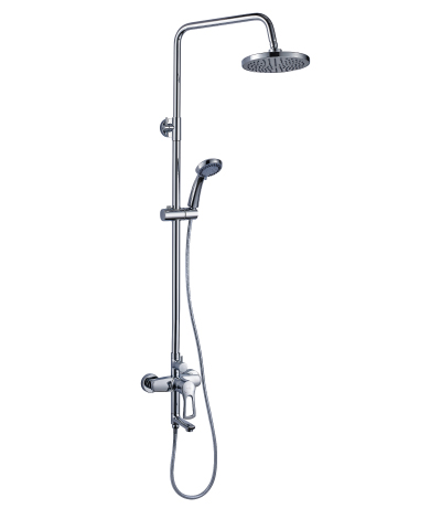 Смеситель Rossinka T40-46 для ванны и душа с регулируемой высотой штанги и лейкой "Тропический дождь" Смеситель Rossinka T40-46 для ванны и душа с регулируемой высотой штанги и лейкой "Тропический дождь"