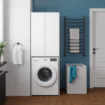Шкаф Onika Милтон 67 напольный, белый, для стиральной машины