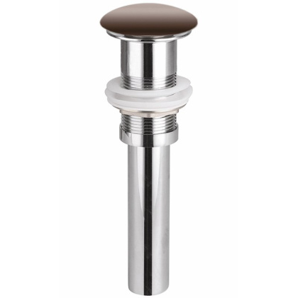 Донный клапан без перелива с керамической накладкой с системой "Click-Clack"