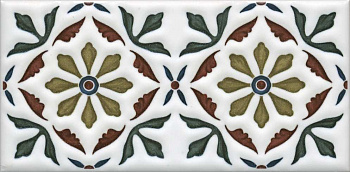 Декор STG\B618\16000 Клемансо орнамент 7,4*15 (1уп/40шт), шт