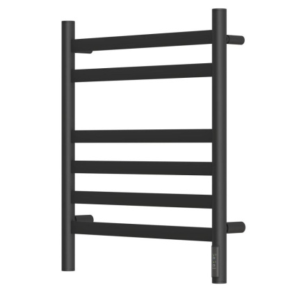 Полотенцесушитель электрический Point Селена PN16856B П6 500x600, диммер справа, черный Полотенцесушитель электрический Point Селена PN16856B П6 500x600, диммер справа, черный