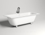 Ванна из литьевого мрамора Salini Orlanda Axis Kit 180х80 103322M матовая
