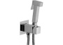 Смеситель с гигиеническим душем Paffoni Tweet Square ZDUP112CR (с внутренней частью) Смеситель с гигиеническим душем Paffoni Tweet Square ZDUP112CR (с внутренней частью)