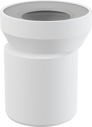 Патрубок для унитаза эксцентрическая 158 мм