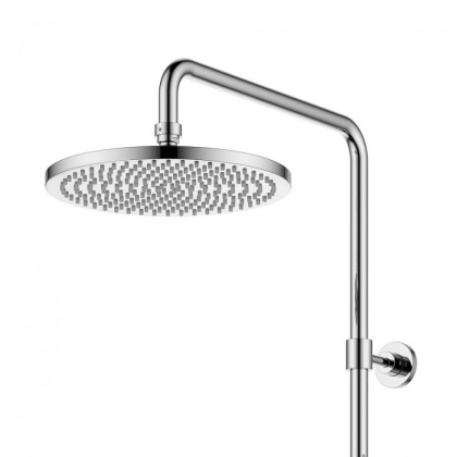 ECO-CD-T-BORO Душевая стойка с термостатическим смесителем для душа, с ручным и верхним душем, брашированное золото