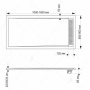 Душевой поддон RGW STM-W 90 x 120 см, прямоугольный, из искусственного камня, белый, 14202912-01