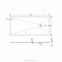 Душевой поддон RGW ST-0107G 70 x 110 см, прямоугольный, из искусственного камня, графит, 16152710-02