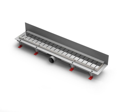 Душевой лоток 85 см Creto Snake CRE-850 SN-P с решеткой, хром