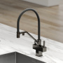 Смеситель для кухни SANCOS Loro с возможностью подключения фильтра для воды, цвет вороненая сталь, арт. SC4007GG Смеситель для кухни SANCOS Loro с возможностью подключения фильтра для воды, цвет вороненая сталь, арт. SC4007GG