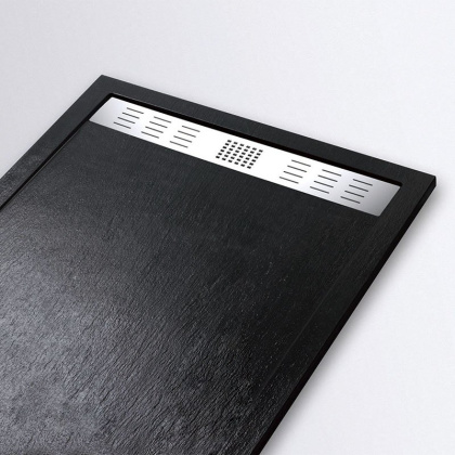 Душевой поддон RGW STМ-168G 80 x 160 см, прямоугольный, из искусственного камня, графит, 14202816-02