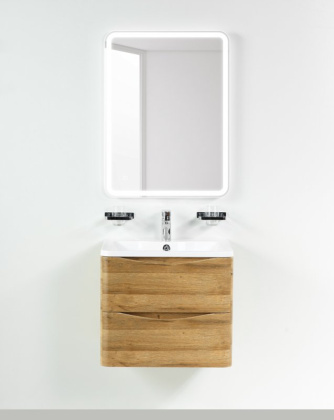 Раковина из литьевого мрамора BelBagno BB700/455-LV-MR-ALR