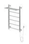 Полотенцесушитель электрический Aquanet Mauro 80х50 Тэн справа , с полкой