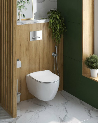 Унитаз подвесной безободковый CEZARES COMFORT CZR-191-TH