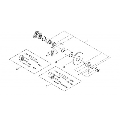 Смеситель для душа Grohe BauClassic 29048000 хром Смеситель для душа Grohe BauClassic 29048000 хром
