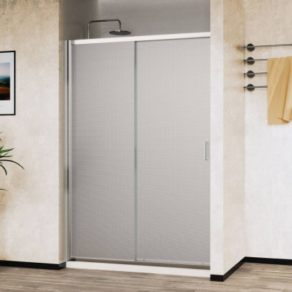 Душевая дверь City VDS-5CT110MT, 1100, хром, стекло текстурное Душевая дверь City VDS-5CT110MT, 1100, хром, стекло текстурное