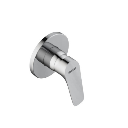 777510001 Jupiter, Смеситель монтируемый в стену с гиг. душем, Хром