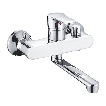 Смеситель для ванной латунь, хром S5602