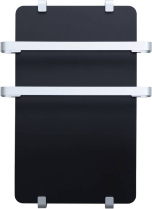 Полотенцесушитель электрический Allen Brau Infinity 100x44 с рейлингом 2.0 и креплением, серебро браш Полотенцесушитель электрический Allen Brau Infinity 100x44 с рейлингом 2.0 и креплением, серебро браш