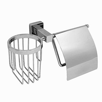 Держатель туалетной бумаги и освежителя Lippe, 26,6х14,7х11 см, хром, K-6559
