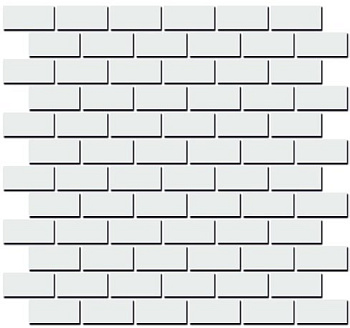 Декор 191\001 Турнон белый матовый мозаичный 32*30*11(уп/5шт), шт