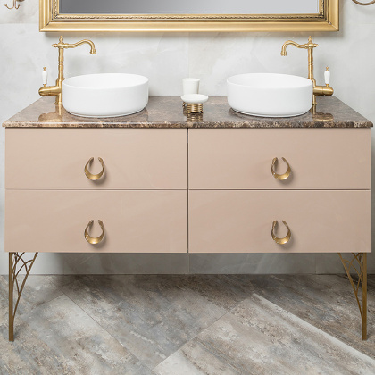 Тумба 140см*43,5 CAPUCCINO 831-140-CP Boheme