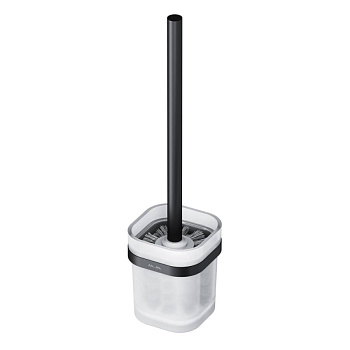 Стойка с туалетной щеткой Func, 36,6х9,2х9,8 см, черная, A8F33322