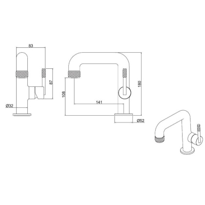 Смеситель для раковины Allen Brau Reality 5.32001-00 хром Смеситель для раковины Allen Brau Reality 5.32001-00 хром