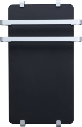 Полотенцесушитель электрический Allen Brau Infinity 80x44 с рейлингом 2.0 и креплением, серебро браш Полотенцесушитель электрический Allen Brau Infinity 80x44 с рейлингом 2.0 и креплением, серебро браш