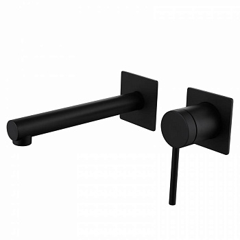 Смеситель ABBER Emotion AF8812B для раковины скрытого монтажа, черный матовый Смеситель ABBER Emotion AF8812B для раковины скрытого монтажа, черный матовый