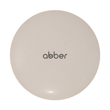Накладка на слив для раковины ABBER AC0014MBE светло-бежевая матовая, керамика