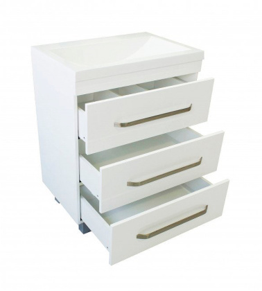 Комплект мебели Monaco 60 напольный 3 ящика (ШхГхВ) 598х476х760