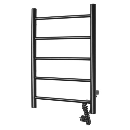 Полотенцесушитель электрический Domoterm Классик DMT 109-5 40x60 ЧРН EKR, черный матовый Полотенцесушитель электрический Domoterm Классик DMT 109-5 40x60 ЧРН EKR, черный матовый