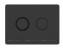 Кнопка ACCENTO CIRCLE пневматическая пластик черный матовый