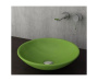 Раковина Lucca D400, H100 без перелива, вкл.выпуск с керам.верхом, б/отв.смес.,зеленая 1120-022-0125, шт