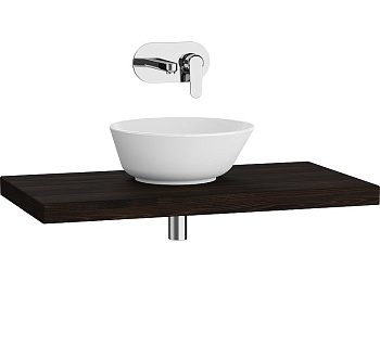 Столешница 90 см, правосторонняя, темный вяз